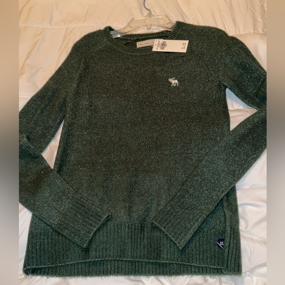 bercrombie & Fitch Forrest Green Sweater